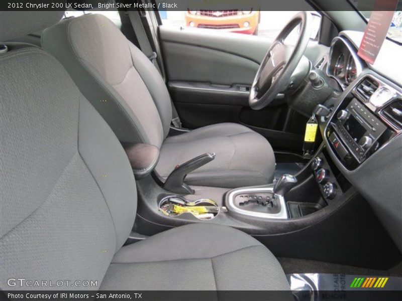 Bright Silver Metallic / Black 2012 Chrysler 200 LX Sedan