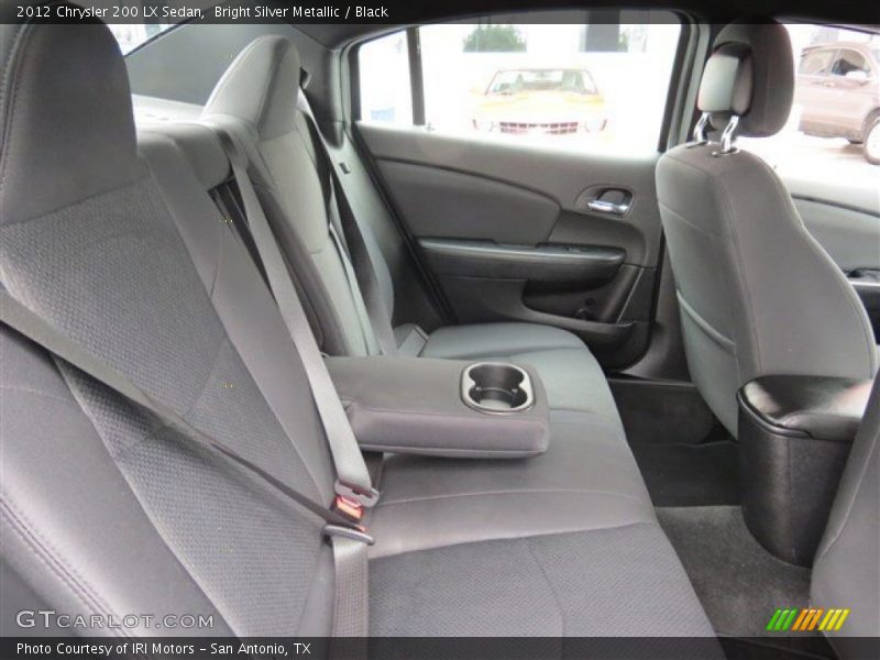 Bright Silver Metallic / Black 2012 Chrysler 200 LX Sedan