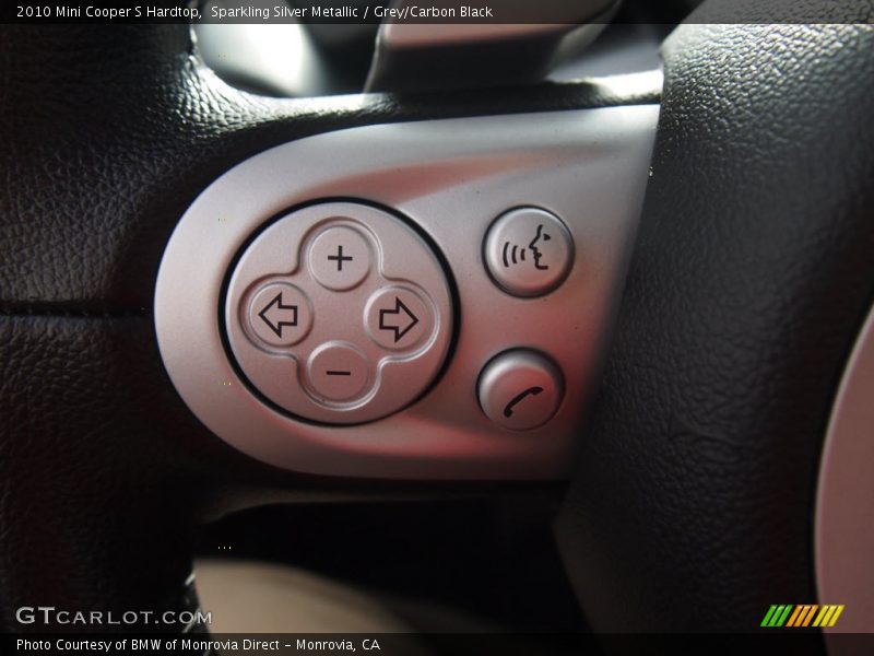Sparkling Silver Metallic / Grey/Carbon Black 2010 Mini Cooper S Hardtop