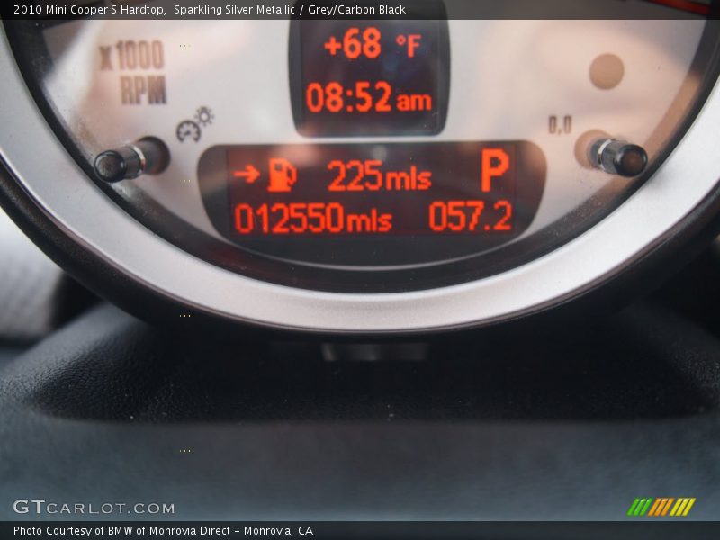 Sparkling Silver Metallic / Grey/Carbon Black 2010 Mini Cooper S Hardtop
