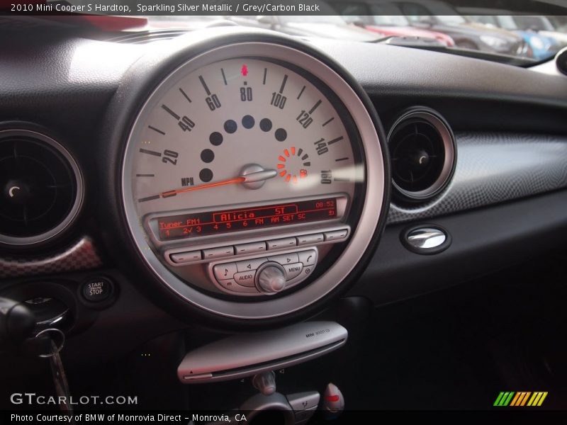 Sparkling Silver Metallic / Grey/Carbon Black 2010 Mini Cooper S Hardtop