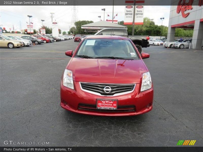 Red Brick / Beige 2012 Nissan Sentra 2.0