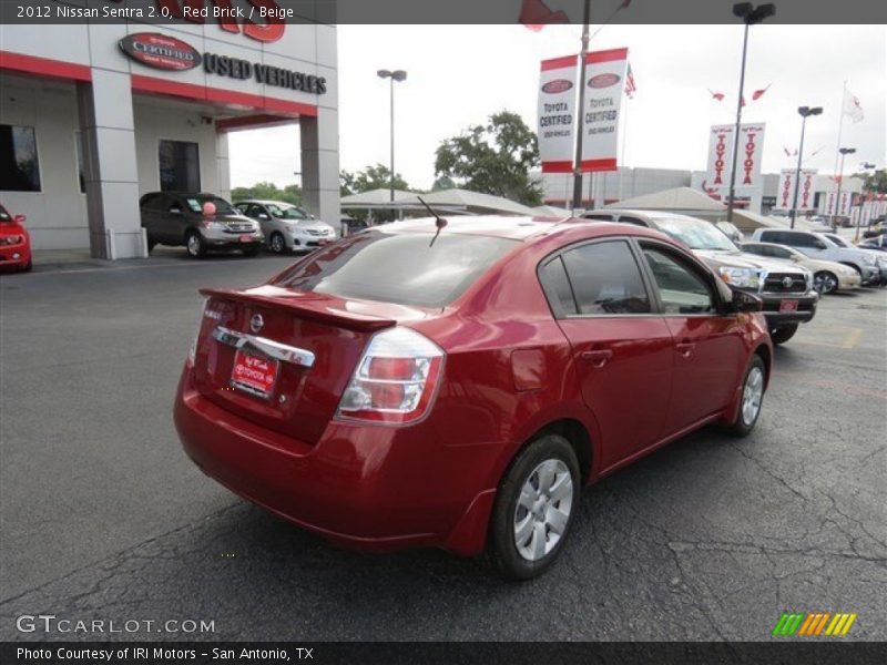 Red Brick / Beige 2012 Nissan Sentra 2.0