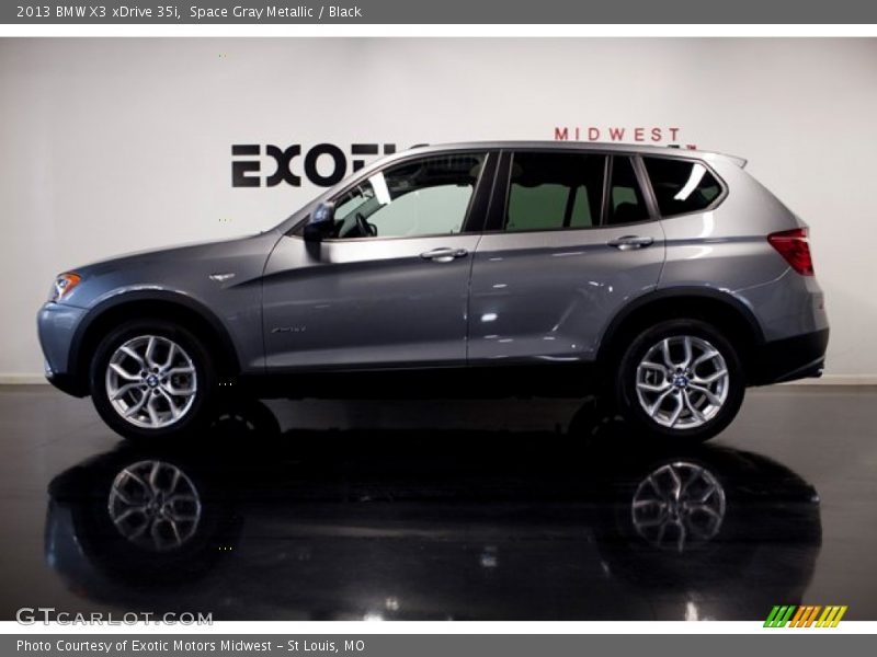 Space Gray Metallic / Black 2013 BMW X3 xDrive 35i