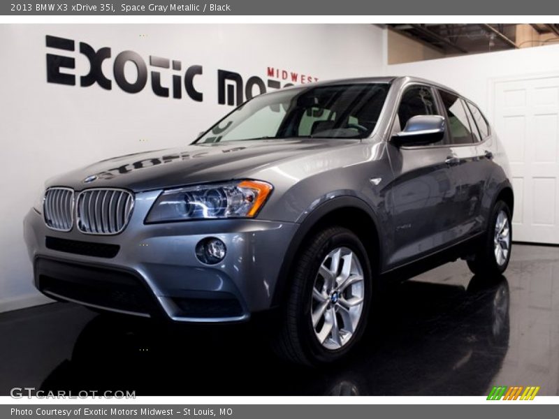 Space Gray Metallic / Black 2013 BMW X3 xDrive 35i