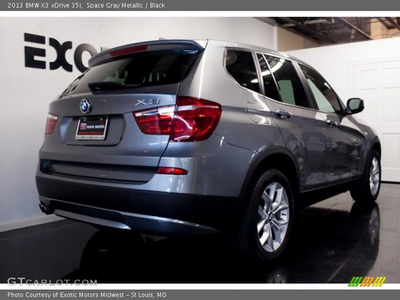 Space Gray Metallic / Black 2013 BMW X3 xDrive 35i