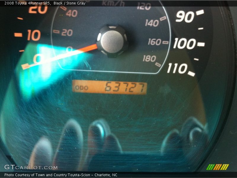 Black / Stone Gray 2008 Toyota 4Runner SR5