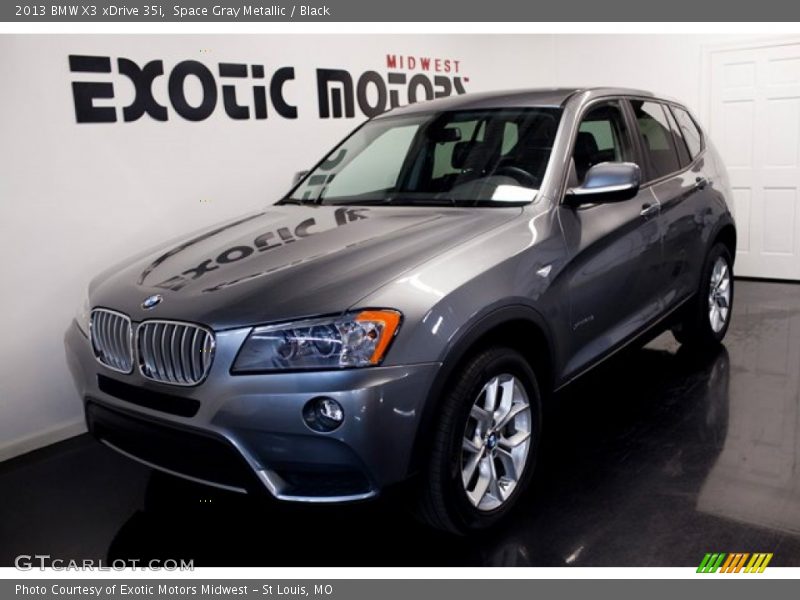 Space Gray Metallic / Black 2013 BMW X3 xDrive 35i