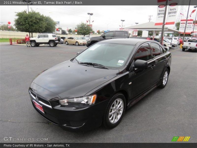Tarmac Black Pearl / Black 2011 Mitsubishi Lancer ES