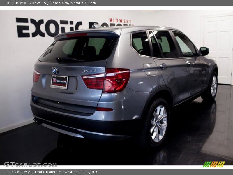 Space Gray Metallic / Black 2013 BMW X3 xDrive 35i