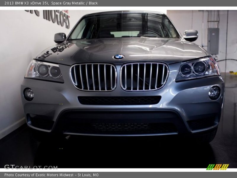 Space Gray Metallic / Black 2013 BMW X3 xDrive 35i