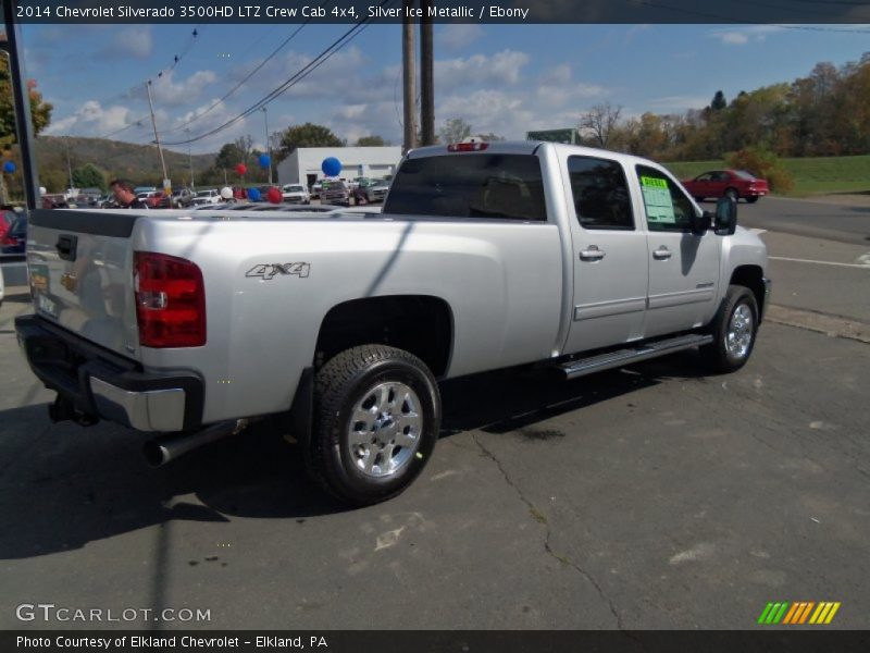 Silver Ice Metallic / Ebony 2014 Chevrolet Silverado 3500HD LTZ Crew Cab 4x4