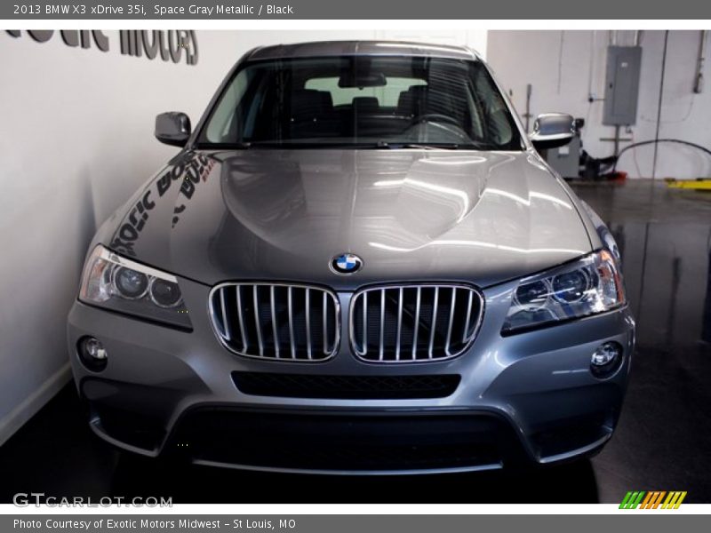 Space Gray Metallic / Black 2013 BMW X3 xDrive 35i