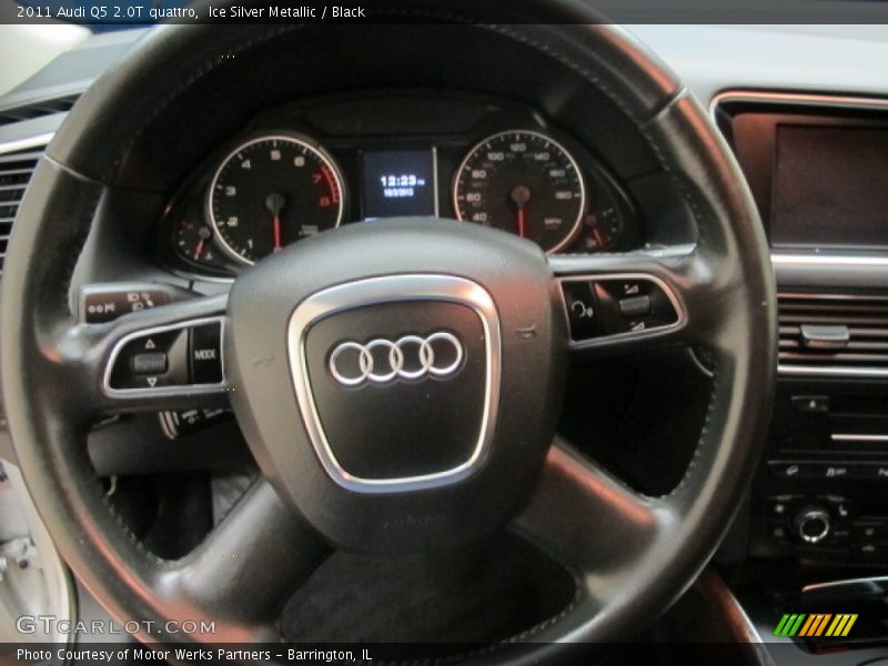 Ice Silver Metallic / Black 2011 Audi Q5 2.0T quattro