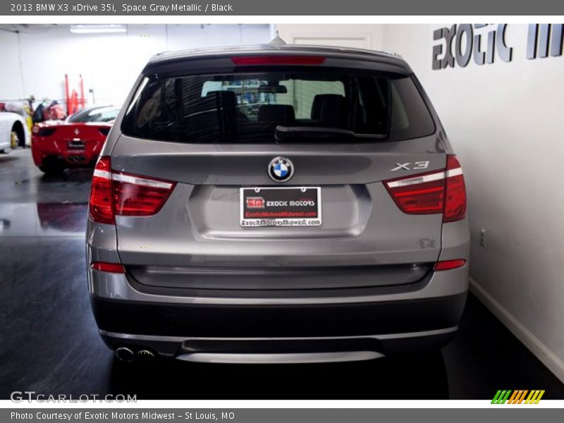 Space Gray Metallic / Black 2013 BMW X3 xDrive 35i