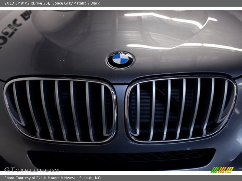 Space Gray Metallic / Black 2013 BMW X3 xDrive 35i