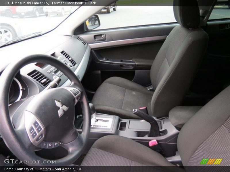 Tarmac Black Pearl / Black 2011 Mitsubishi Lancer ES