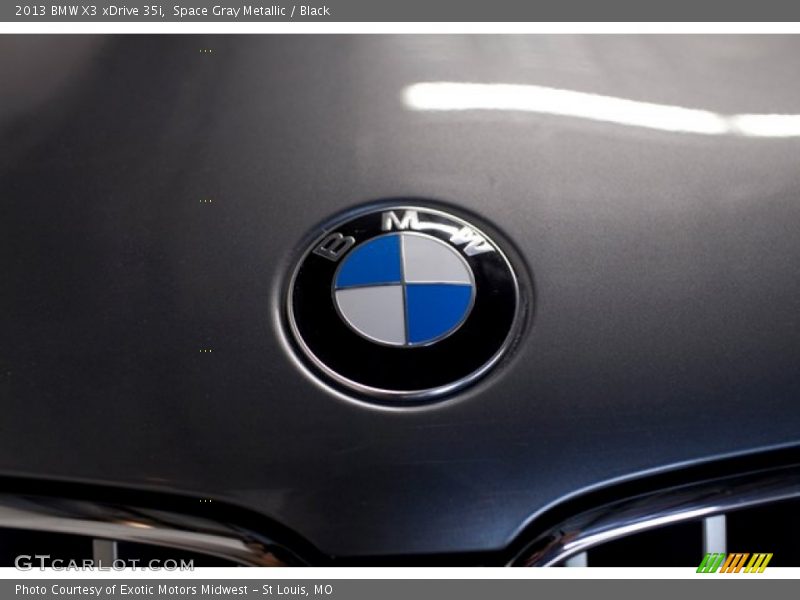 Space Gray Metallic / Black 2013 BMW X3 xDrive 35i