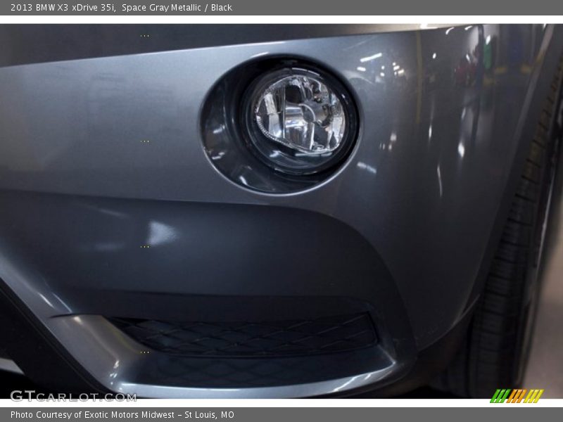 Space Gray Metallic / Black 2013 BMW X3 xDrive 35i