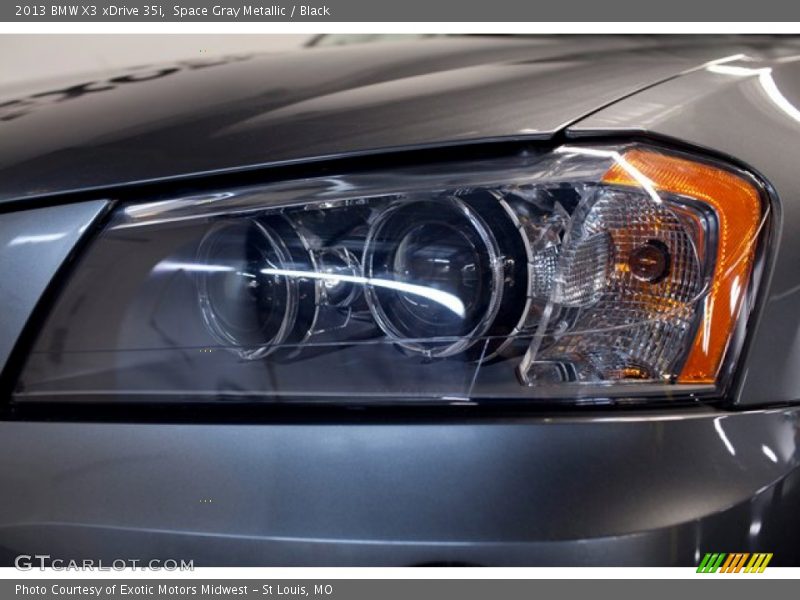 Space Gray Metallic / Black 2013 BMW X3 xDrive 35i