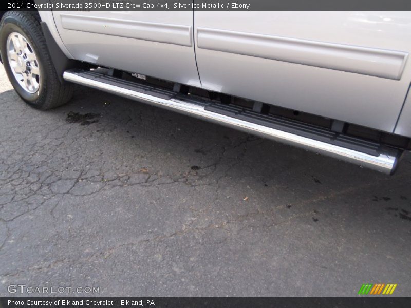 Silver Ice Metallic / Ebony 2014 Chevrolet Silverado 3500HD LTZ Crew Cab 4x4