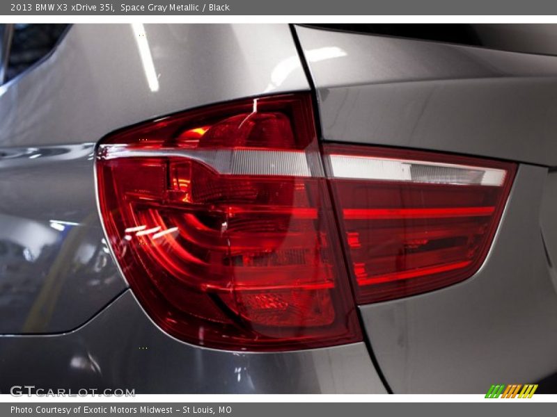 Space Gray Metallic / Black 2013 BMW X3 xDrive 35i