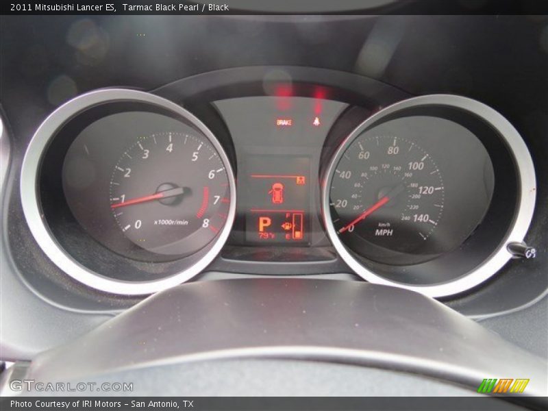 Tarmac Black Pearl / Black 2011 Mitsubishi Lancer ES