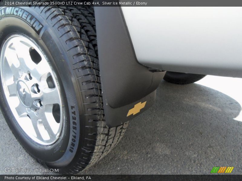 Silver Ice Metallic / Ebony 2014 Chevrolet Silverado 3500HD LTZ Crew Cab 4x4