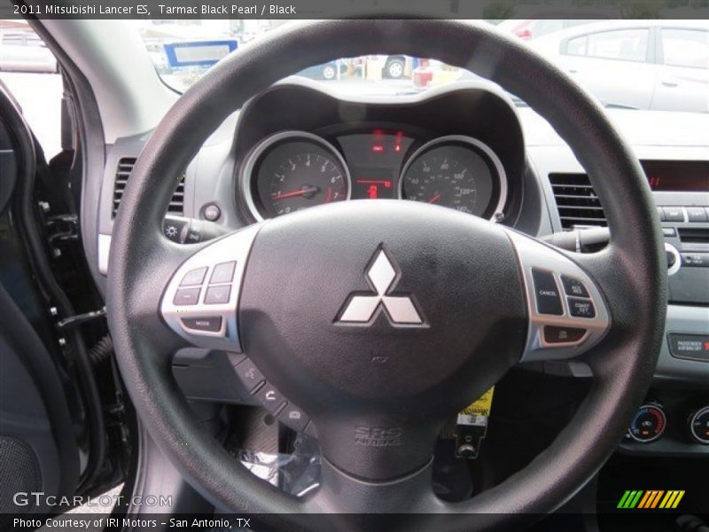 Tarmac Black Pearl / Black 2011 Mitsubishi Lancer ES