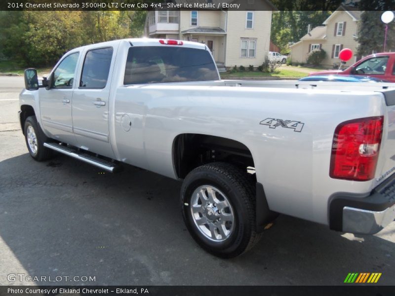 Silver Ice Metallic / Ebony 2014 Chevrolet Silverado 3500HD LTZ Crew Cab 4x4