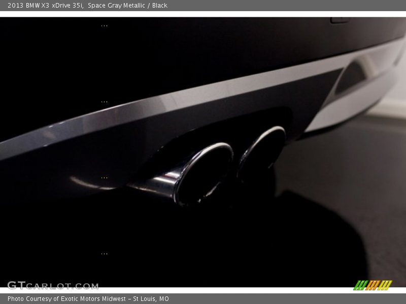 Space Gray Metallic / Black 2013 BMW X3 xDrive 35i
