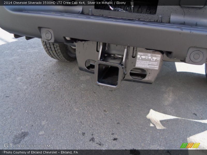 Silver Ice Metallic / Ebony 2014 Chevrolet Silverado 3500HD LTZ Crew Cab 4x4