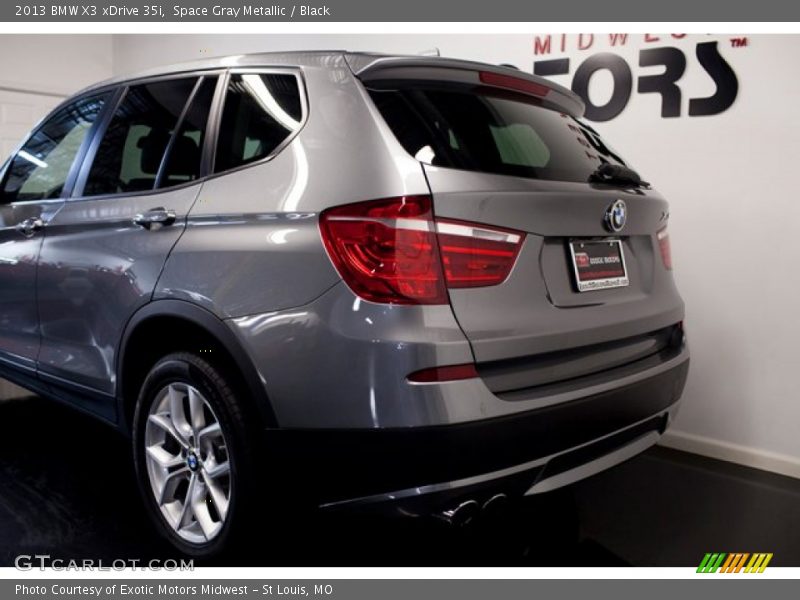 Space Gray Metallic / Black 2013 BMW X3 xDrive 35i