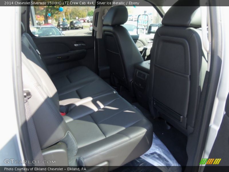 Silver Ice Metallic / Ebony 2014 Chevrolet Silverado 3500HD LTZ Crew Cab 4x4
