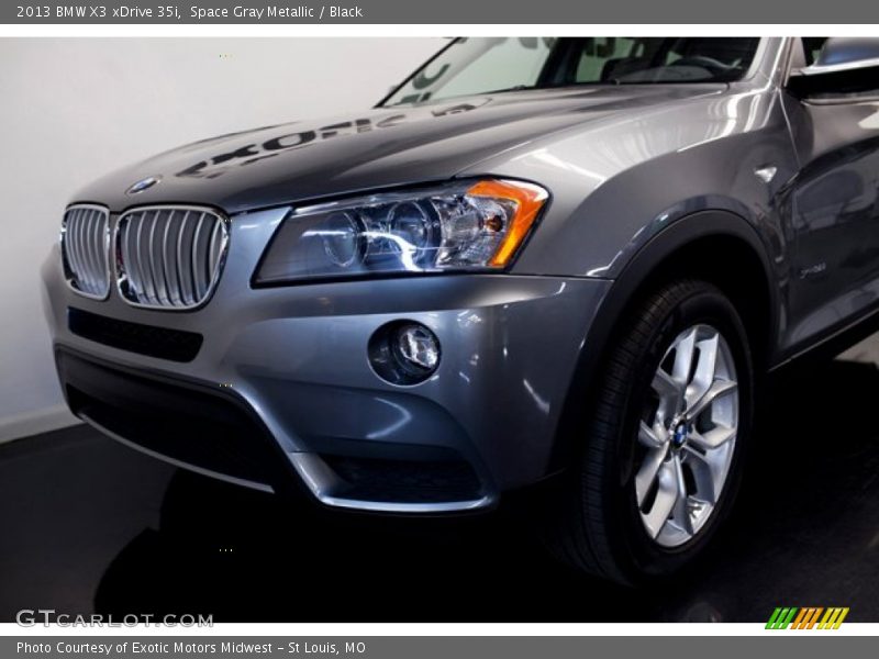 Space Gray Metallic / Black 2013 BMW X3 xDrive 35i