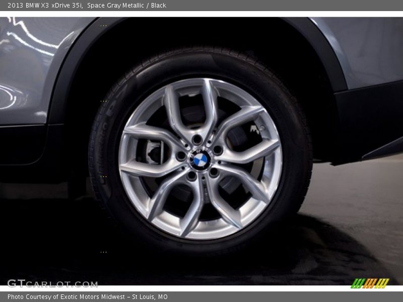 Space Gray Metallic / Black 2013 BMW X3 xDrive 35i