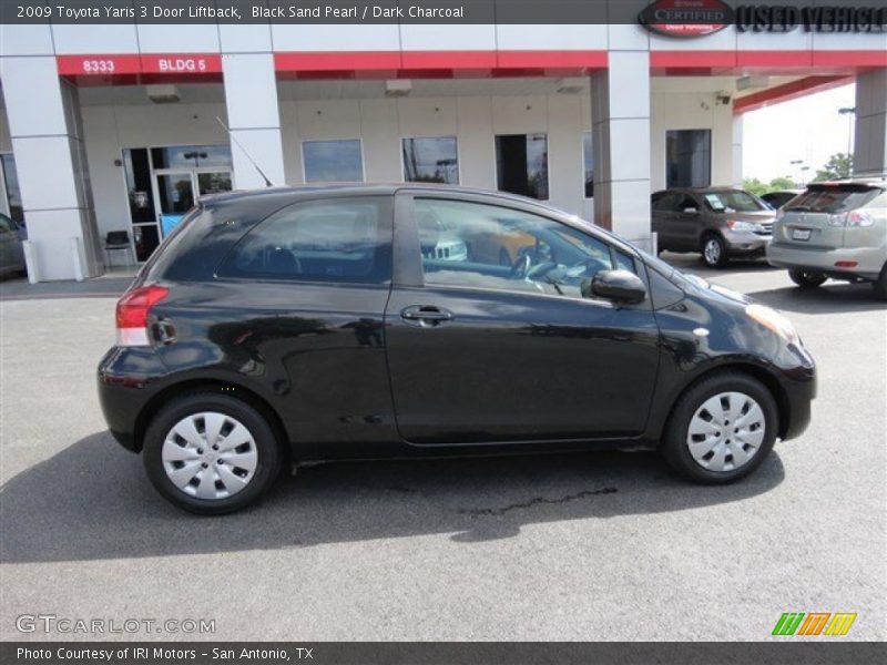 Black Sand Pearl / Dark Charcoal 2009 Toyota Yaris 3 Door Liftback