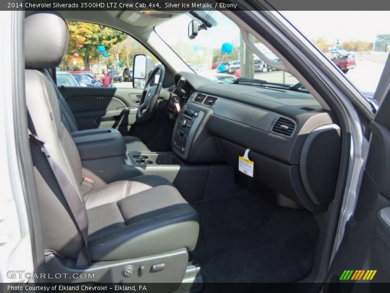 Silver Ice Metallic / Ebony 2014 Chevrolet Silverado 3500HD LTZ Crew Cab 4x4