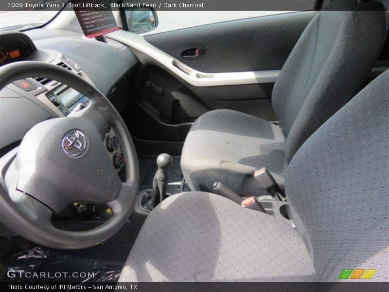 Black Sand Pearl / Dark Charcoal 2009 Toyota Yaris 3 Door Liftback