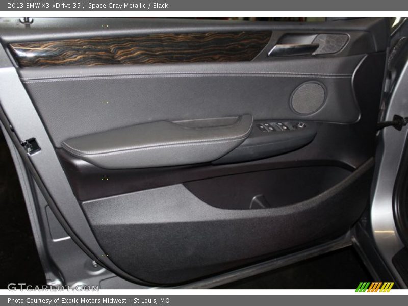 Space Gray Metallic / Black 2013 BMW X3 xDrive 35i