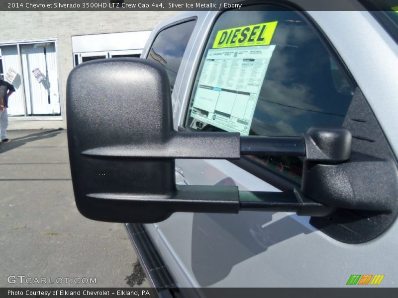 Silver Ice Metallic / Ebony 2014 Chevrolet Silverado 3500HD LTZ Crew Cab 4x4