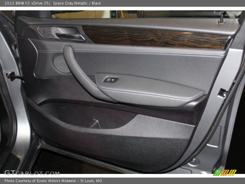 Space Gray Metallic / Black 2013 BMW X3 xDrive 35i
