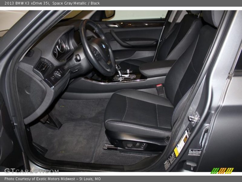 Space Gray Metallic / Black 2013 BMW X3 xDrive 35i