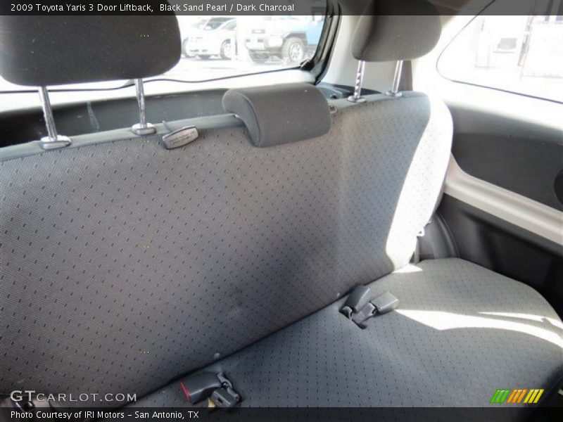 Black Sand Pearl / Dark Charcoal 2009 Toyota Yaris 3 Door Liftback