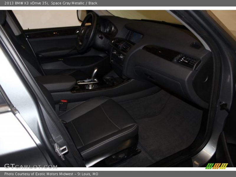 Space Gray Metallic / Black 2013 BMW X3 xDrive 35i