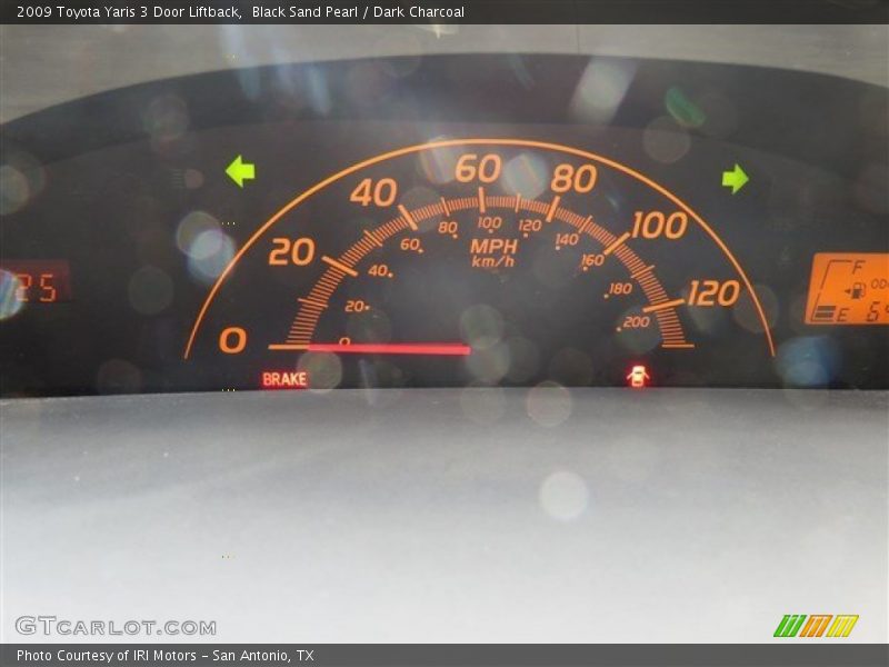 Black Sand Pearl / Dark Charcoal 2009 Toyota Yaris 3 Door Liftback