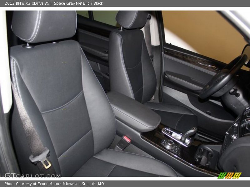 Space Gray Metallic / Black 2013 BMW X3 xDrive 35i