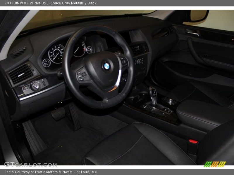 Space Gray Metallic / Black 2013 BMW X3 xDrive 35i