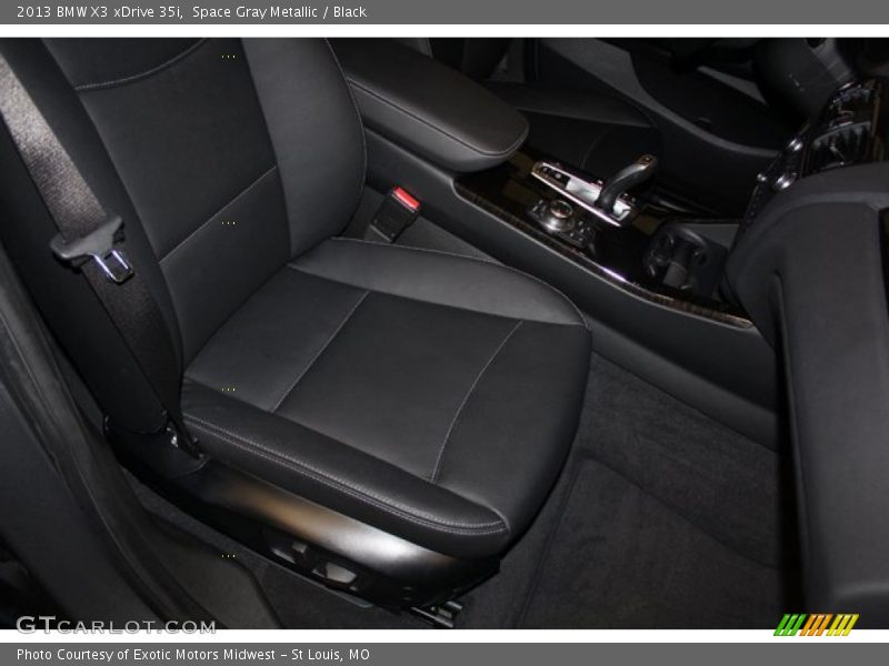 Space Gray Metallic / Black 2013 BMW X3 xDrive 35i