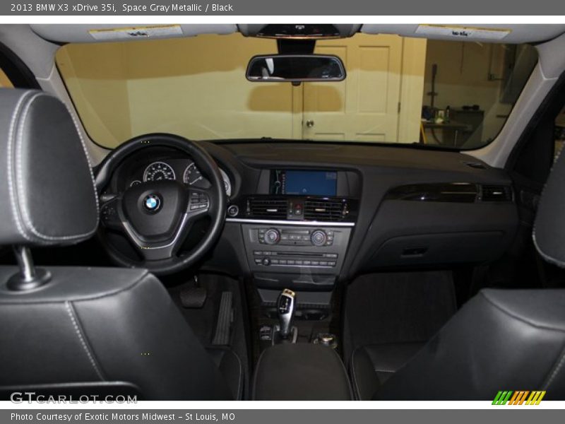 Space Gray Metallic / Black 2013 BMW X3 xDrive 35i